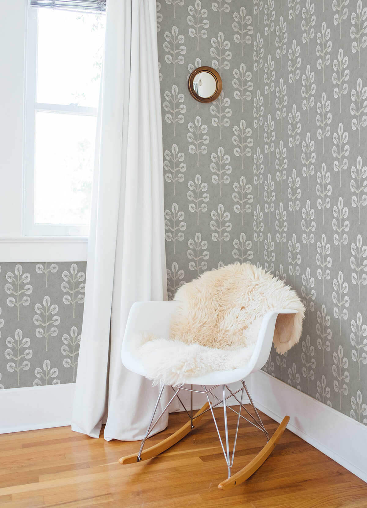 plum-tree-grey-botanical-wallpaper-york-wallcoverings-3124-13876 - York Wallcoverings Wallpaper