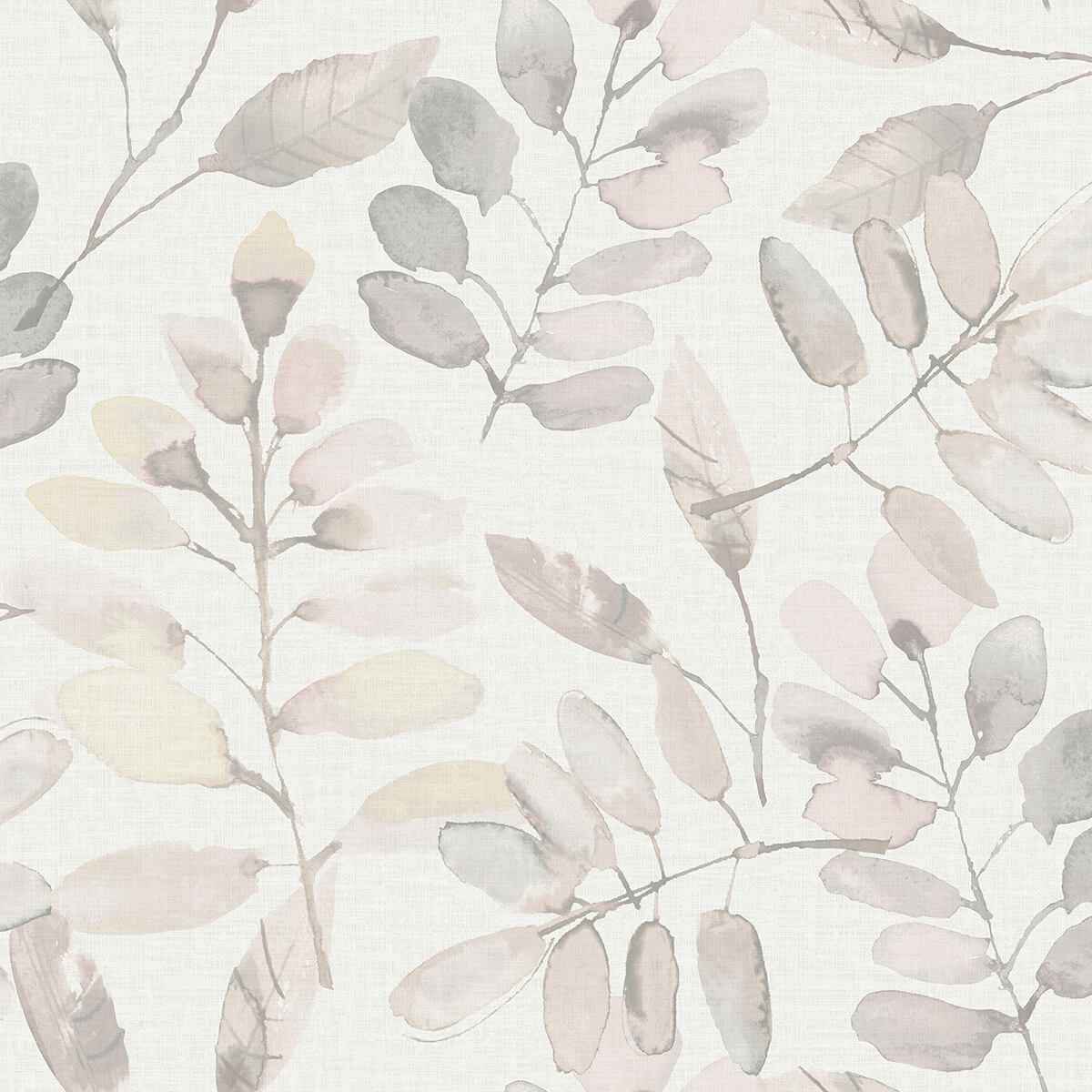 Pinnate Blush Leaves Wallpaper - York Wallcoverings - 3124-13906