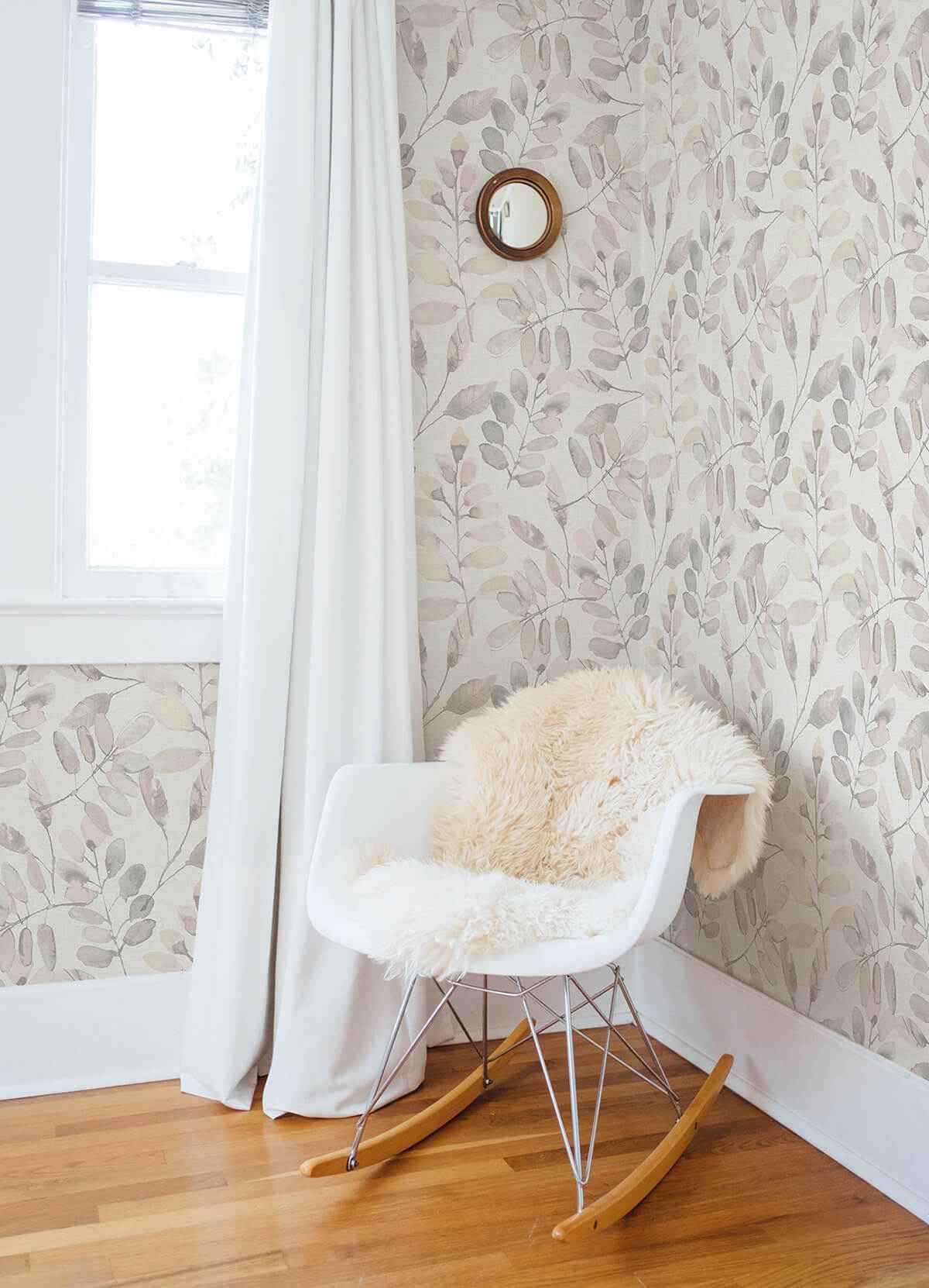 Pinnate Blush Leaves Wallpaper - York Wallcoverings - 3124-13906 - York Wallcoverings Wallpaper
