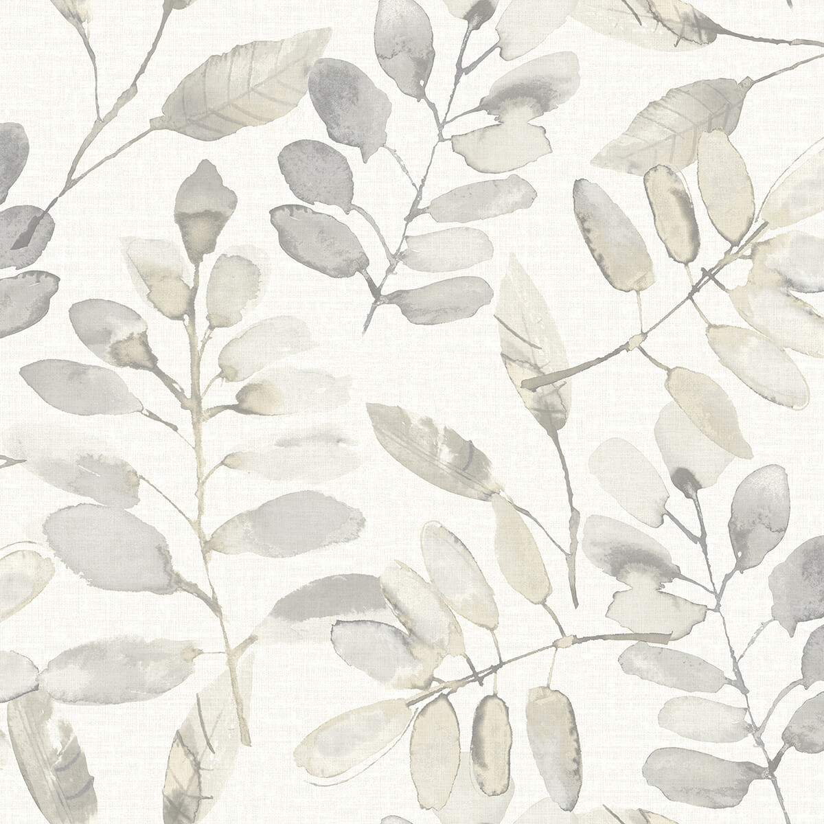 pinnate-taupe-leaves-wallpaper-york-wallcoverings-3124-13907 - York Wallcoverings Wallpaper