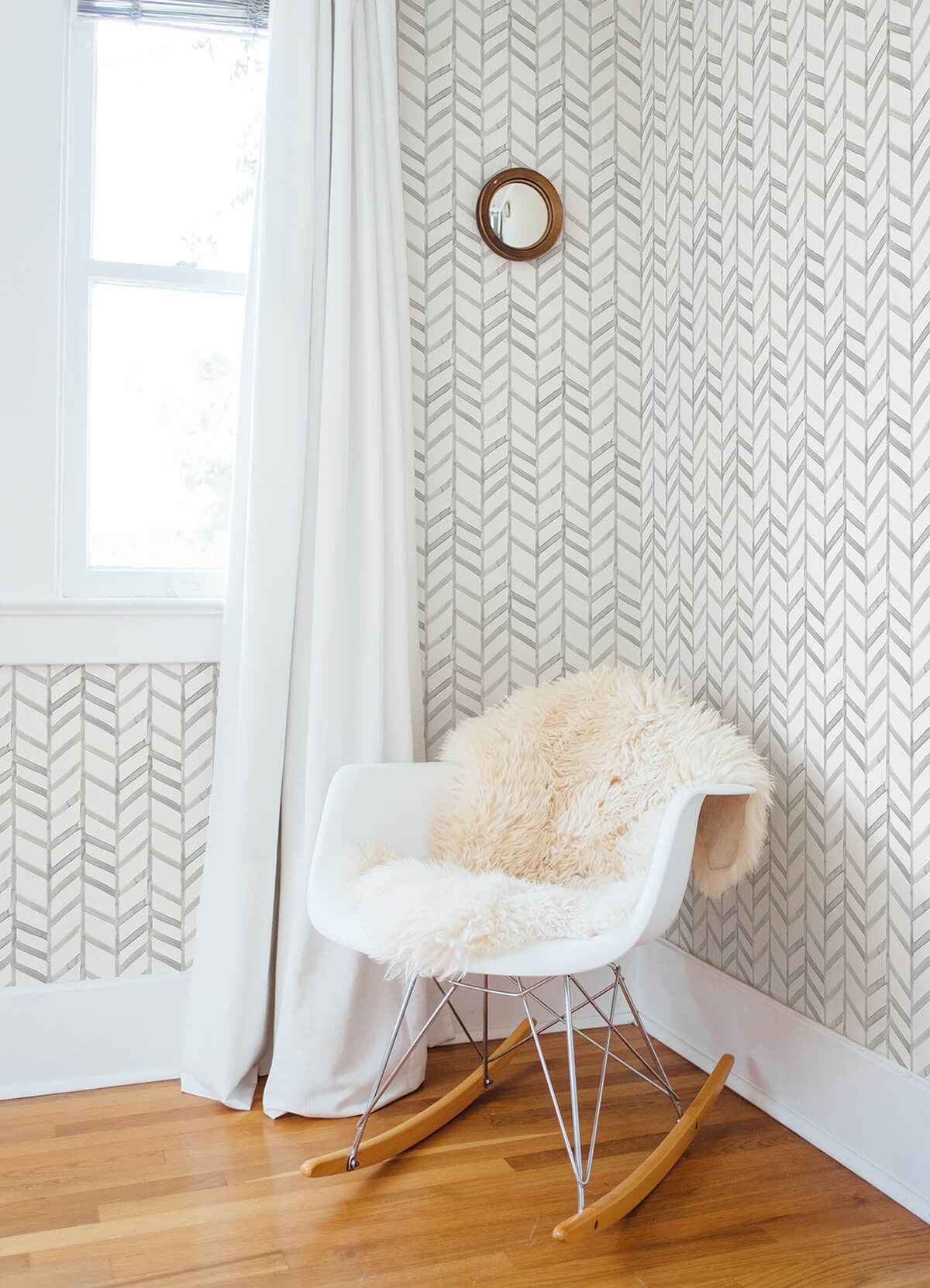 Fletching Grey Geometric Wallpaper - York Wallcoverings - 3124-13922 - York Wallcoverings Wallpaper