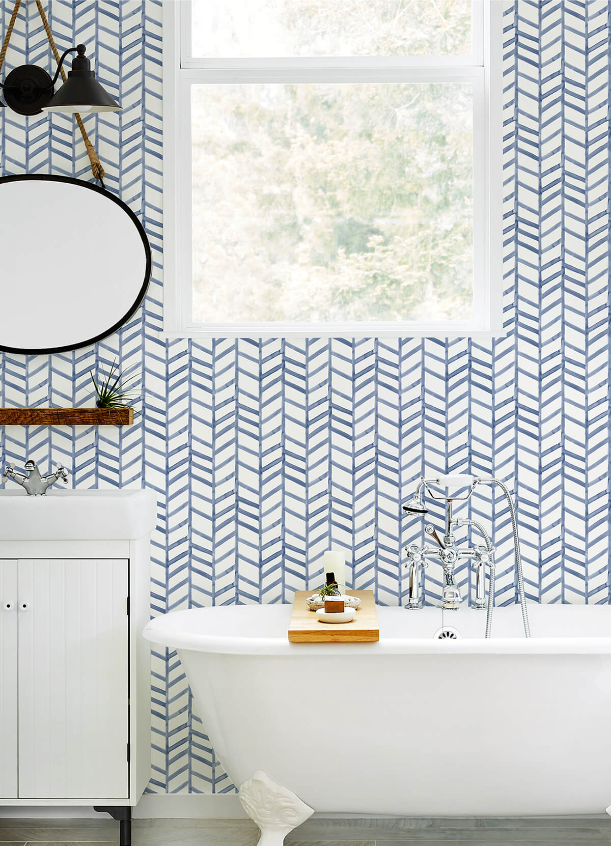 fletching-navy-geometric-wallpaper-york-wallcoverings-3124-13923 - York Wallcoverings Wallpaper