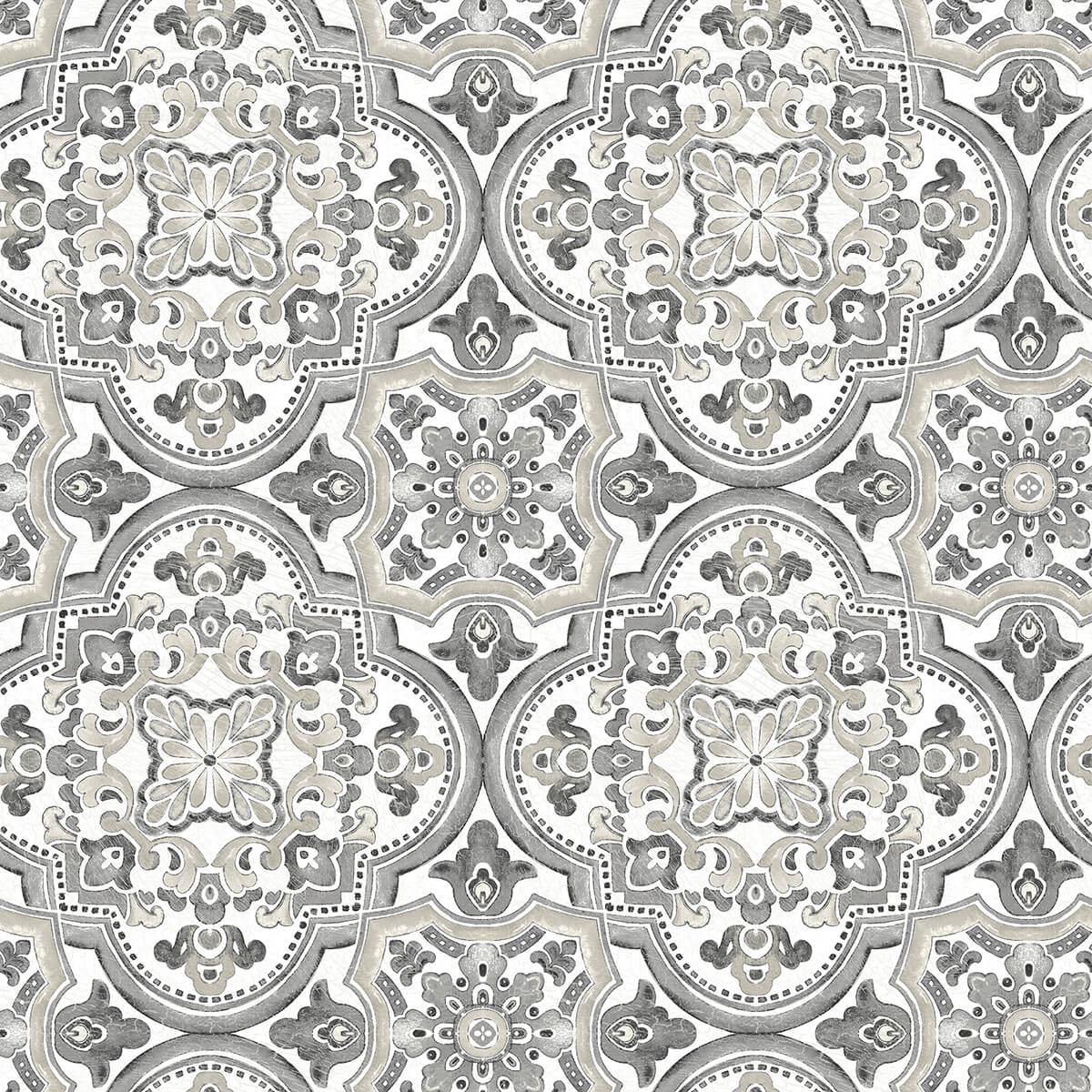 concord-black-medallion-wallpaper-york-wallcoverings-3124-13964 - York Wallcoverings Wallpaper