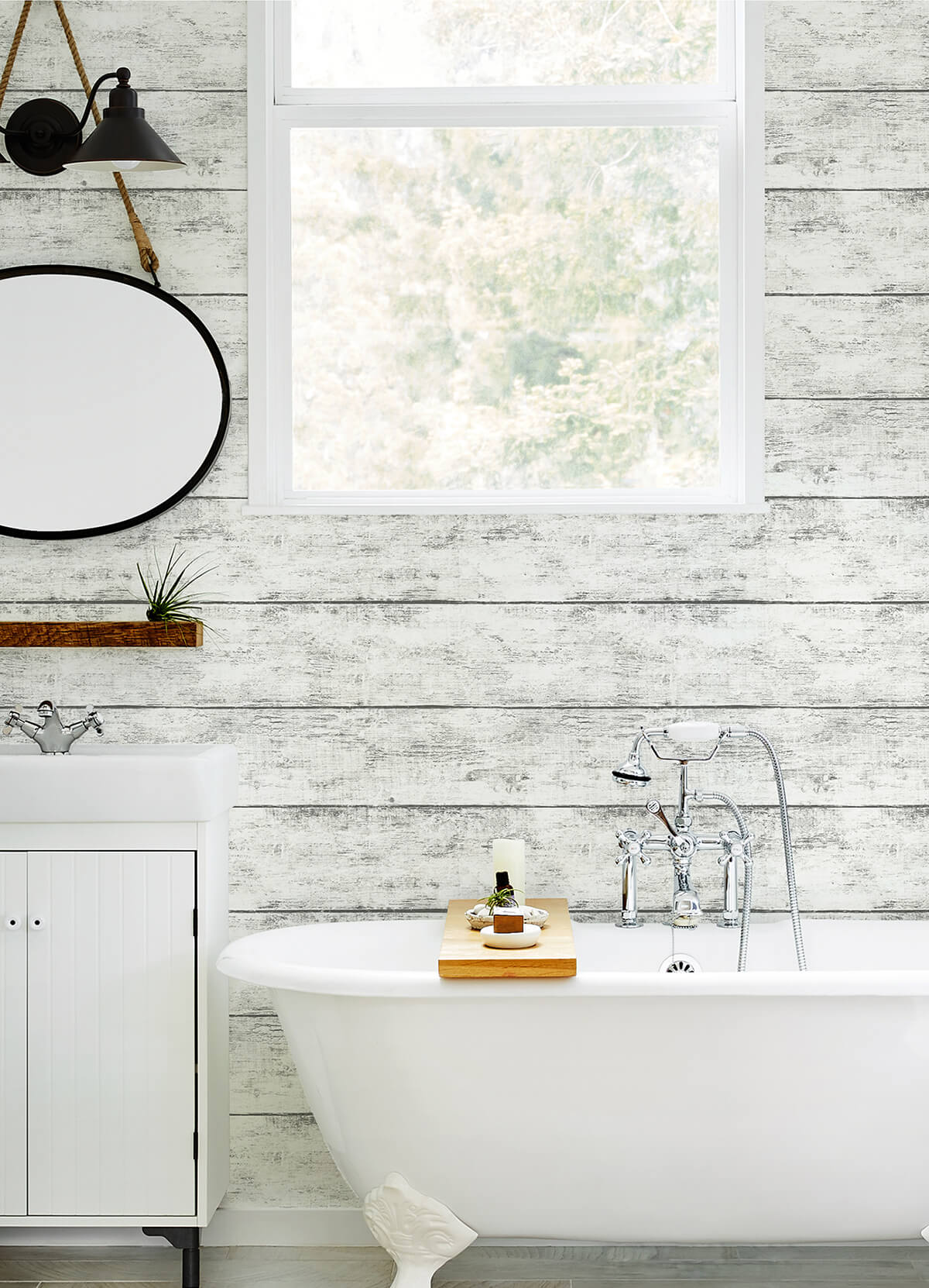 cabin-white-wood-planks-wallpaper-york-wallcoverings-3124-13971 - York Wallcoverings Wallpaper