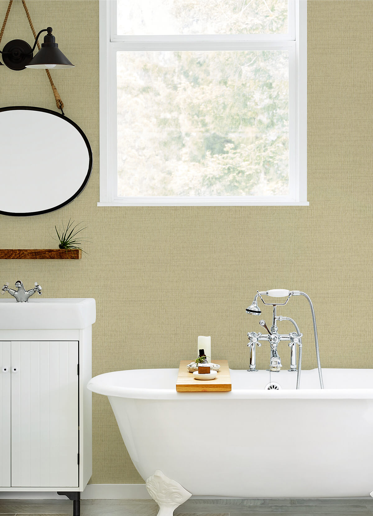 solitude-honey-distressed-texture-wallpaper-york-wallcoverings-3124-13986 - York Wallcoverings Wallpaper