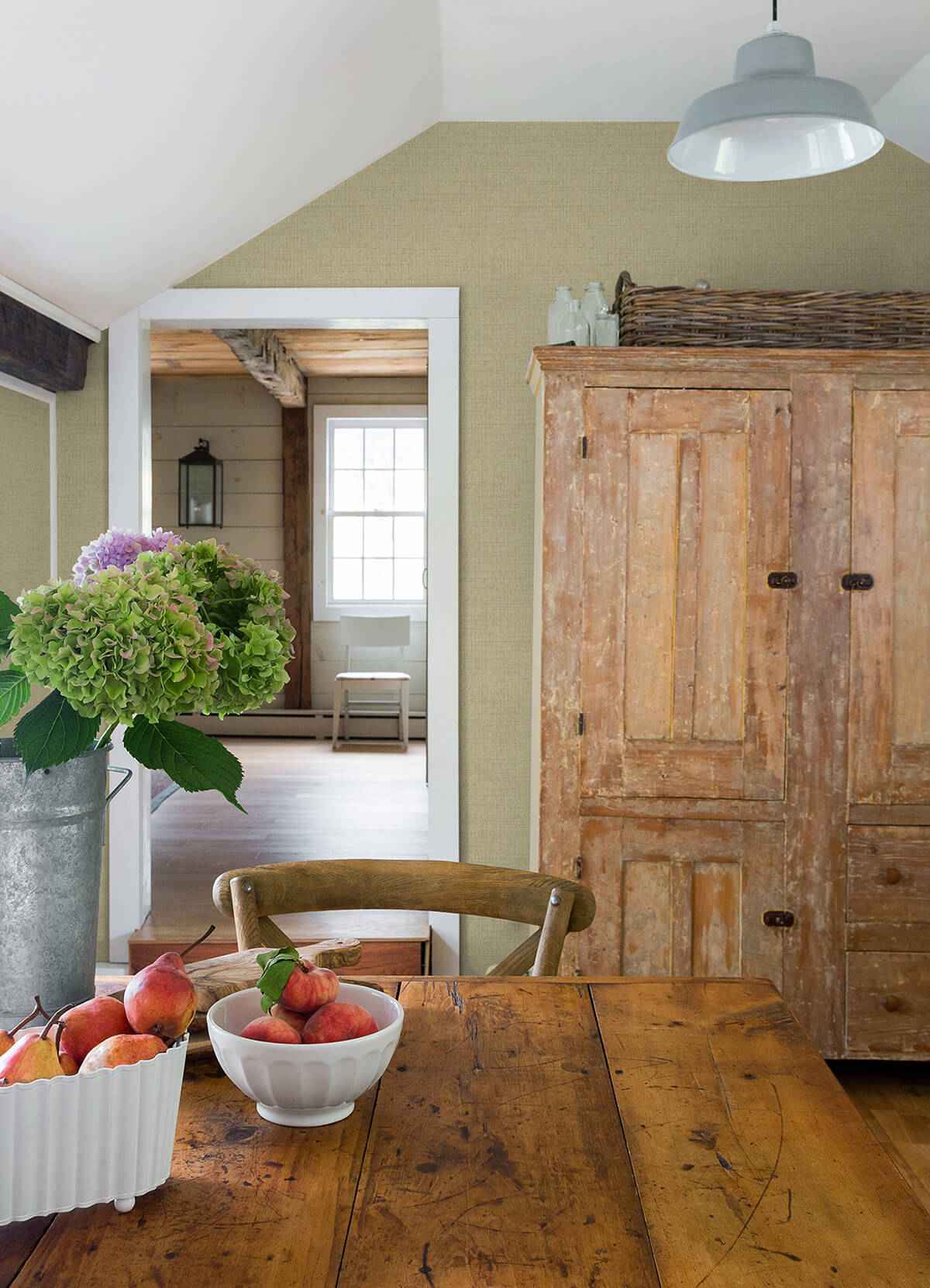 Solitude Honey Distressed Texture Wallpaper - York Wallcoverings - 3124-13986 - York Wallcoverings Wallpaper