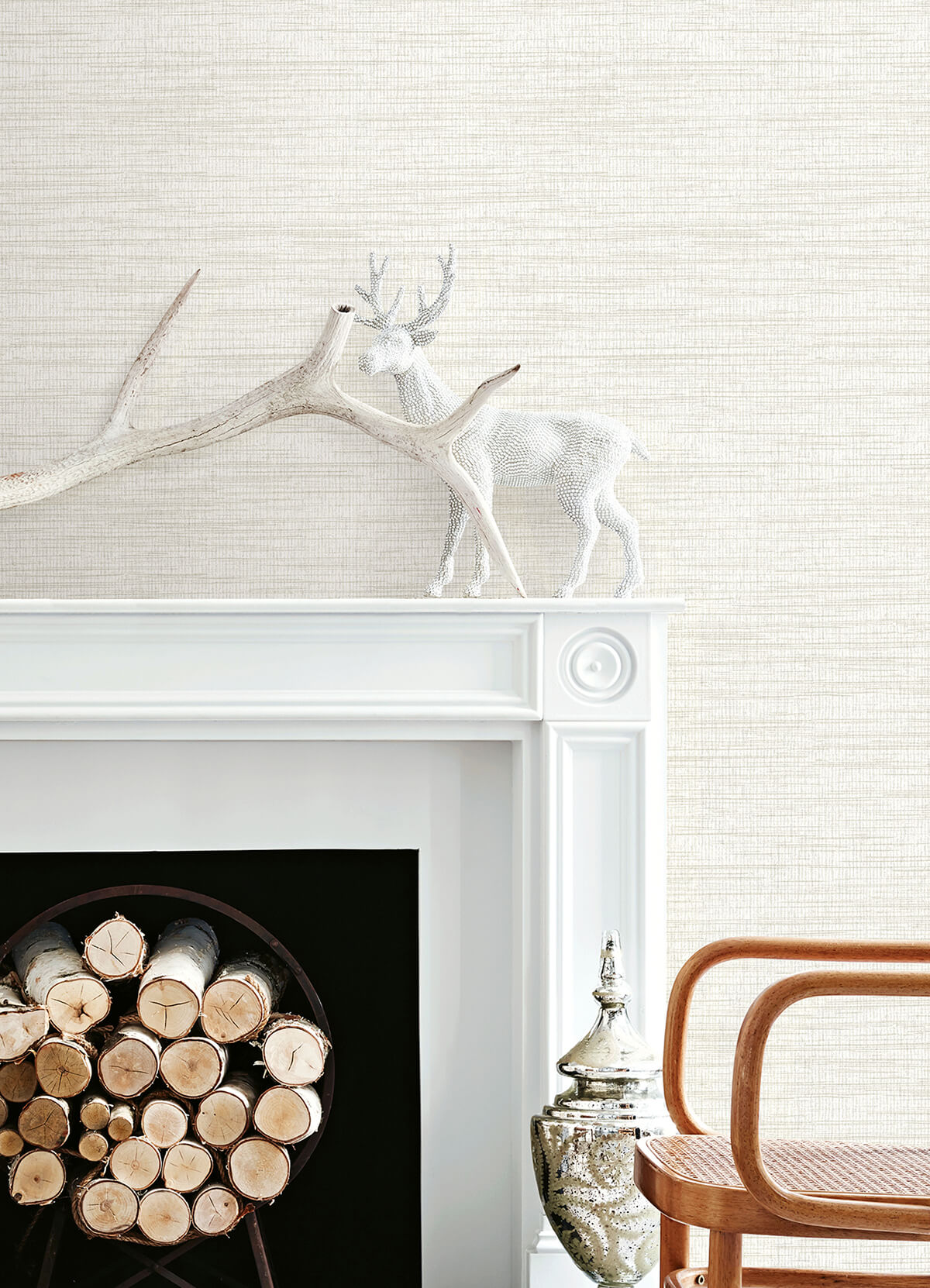 solitude-white-distressed-texture-wallpaper-york-wallcoverings-3124-13987 - York Wallcoverings Wallpaper