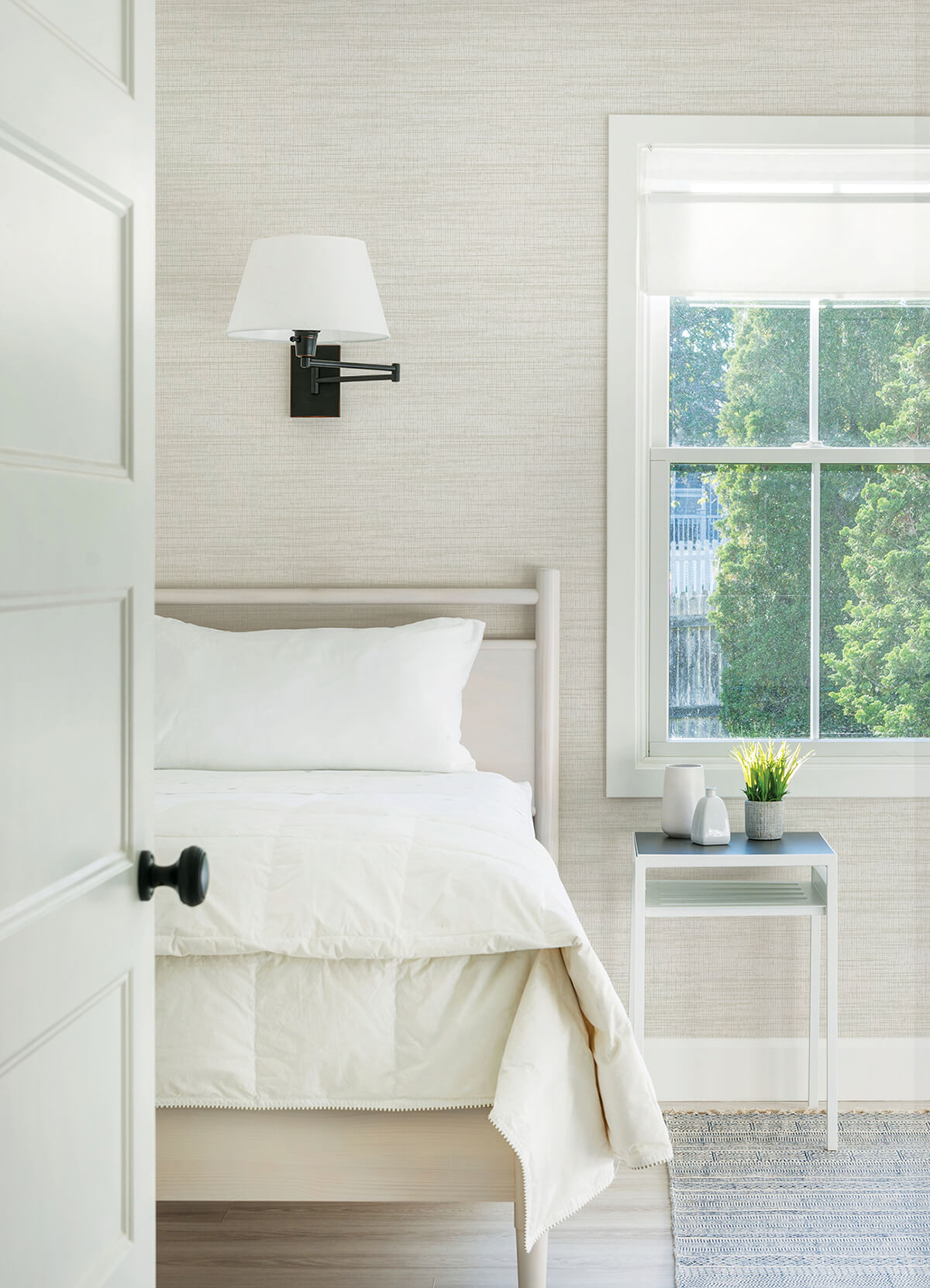 solitude-white-distressed-texture-wallpaper-york-wallcoverings-3124-13987 - York Wallcoverings Wallpaper