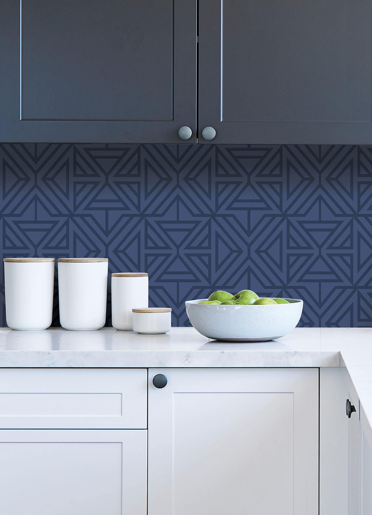 blue-linear-peel-and-stick-wallpaper-york-wallcoverings-nus4290 - York Wallcoverings Wallpaper