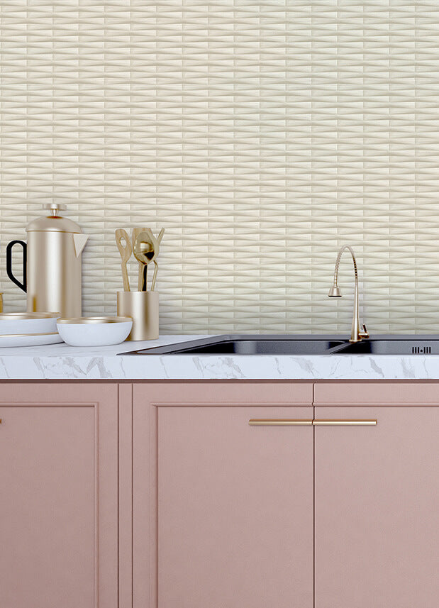 gator-beige-geometric-stripe-wallpaper-york-wallcoverings-2988-70013 - York Wallcoverings Papel pintado