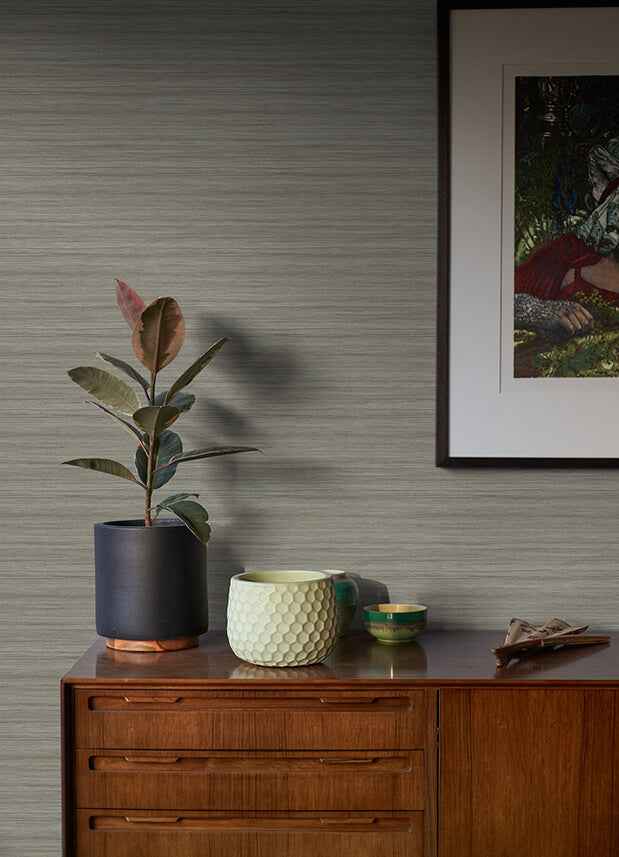 Shantung Brown Silk Wallpaper - York Wallcoverings - 2988-70106 - York Wallcoverings Wallpaper