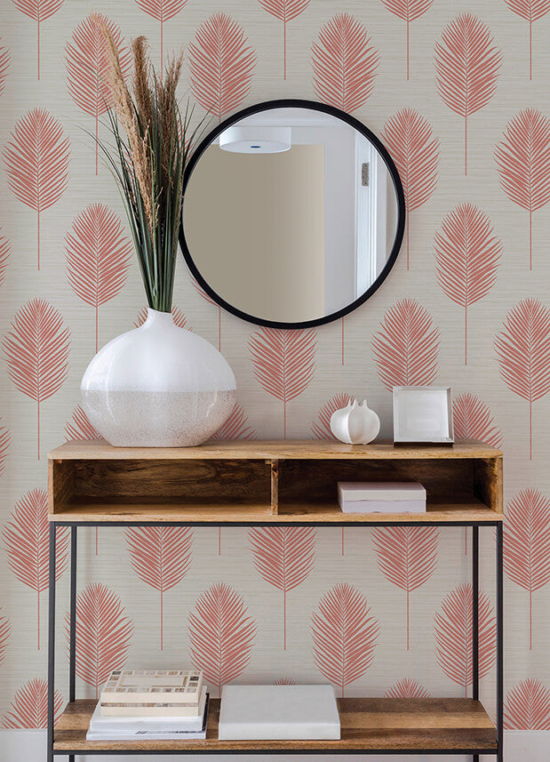 bali-coral-fern-wallpaper-york-wallcoverings-2988-70201 - York Wallcoverings Wallpaper