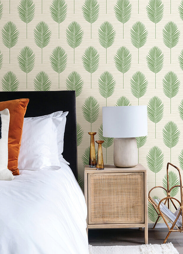bali-green-fern-wallpaper-york-wallcoverings-2988-70204 - York Wallcoverings Wallpaper