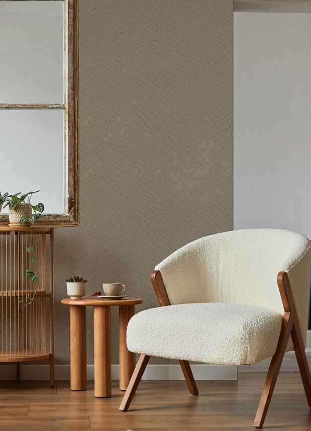 Apex Light Brown Weave Wallpaper - York Wallcoverings - 2988-70405 - York Wallcoverings Wallpaper