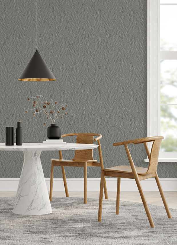 apex-grey-weave-wallpaper-york-wallcoverings-2988-70408 - York Wallcoverings Wallpaper