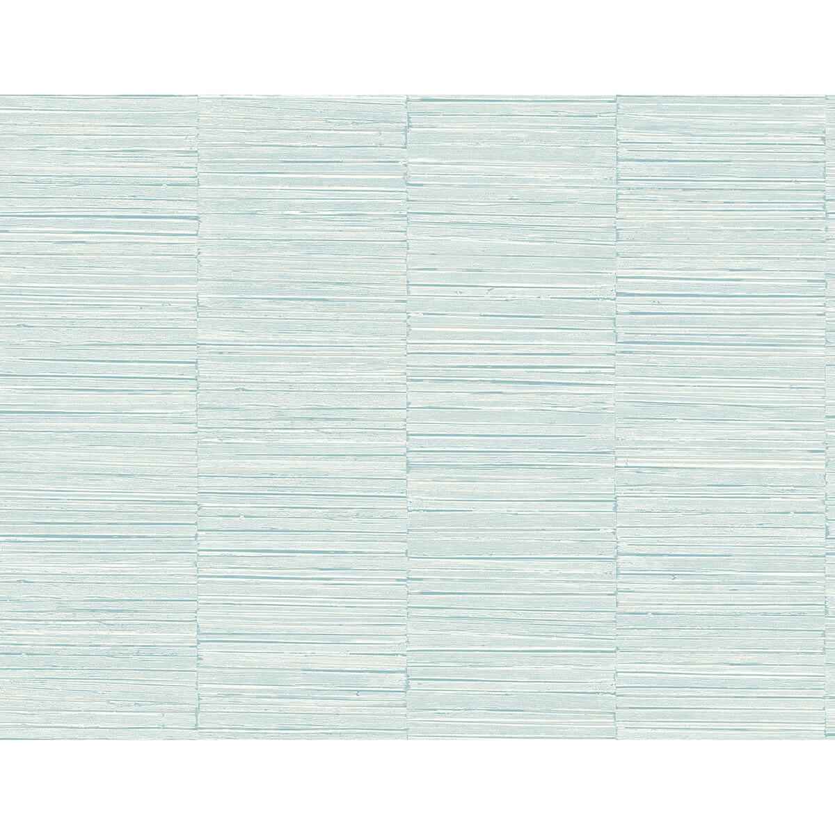 Jenga Aqua Striped Column Wallpaper - York Wallcoverings - 2988-70604