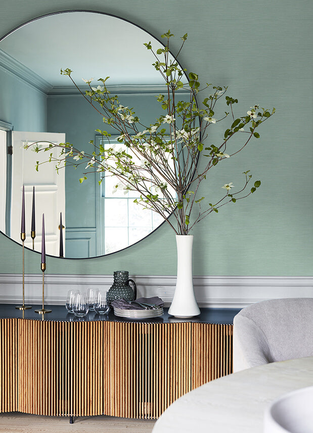 moroccan-green-sisal-texture-wallpaper-york-wallcoverings-2988-70704 - York Wallcoverings Wallpaper