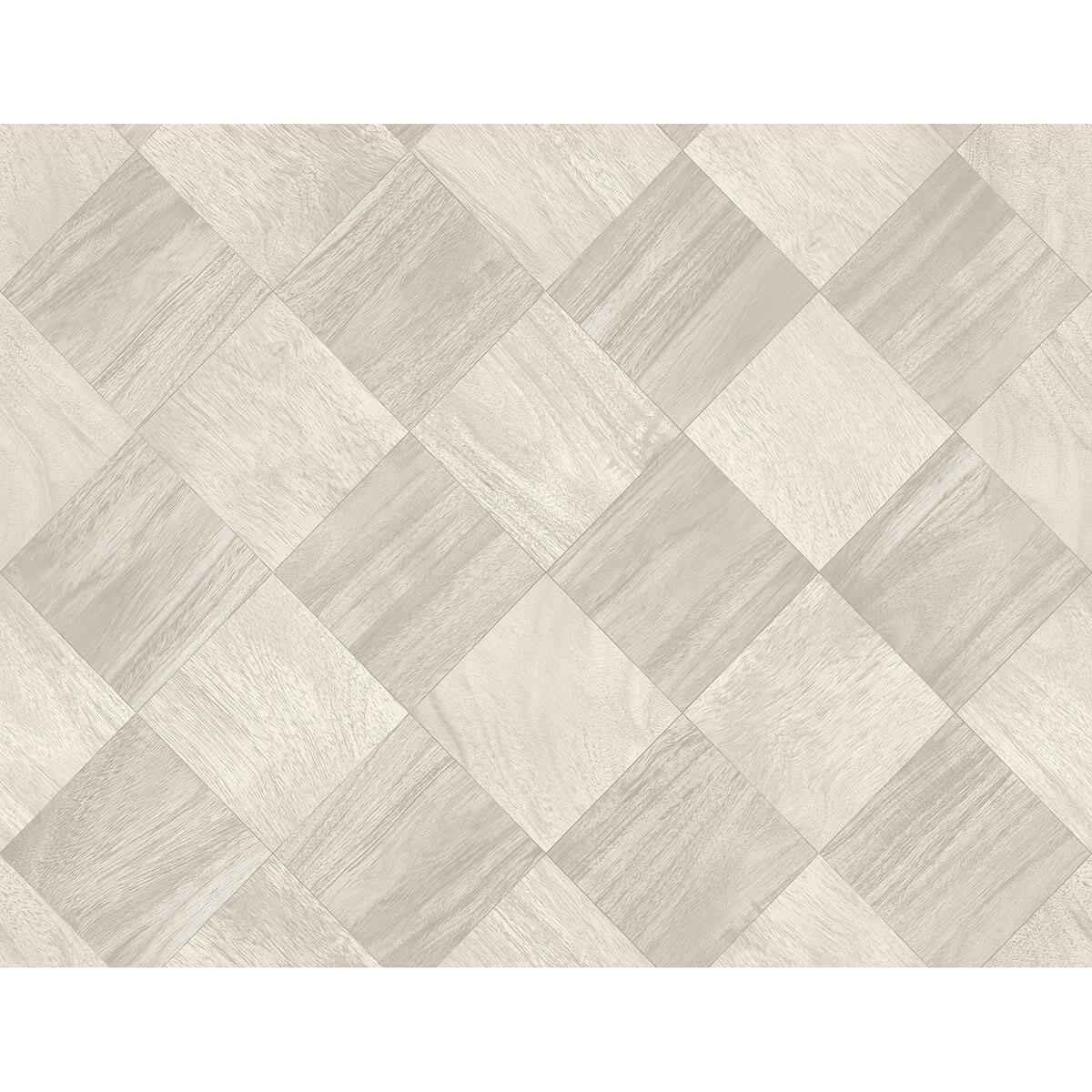 Thriller Light Grey Wood Tile Wallpaper - York Wallcoverings - 2988-70808