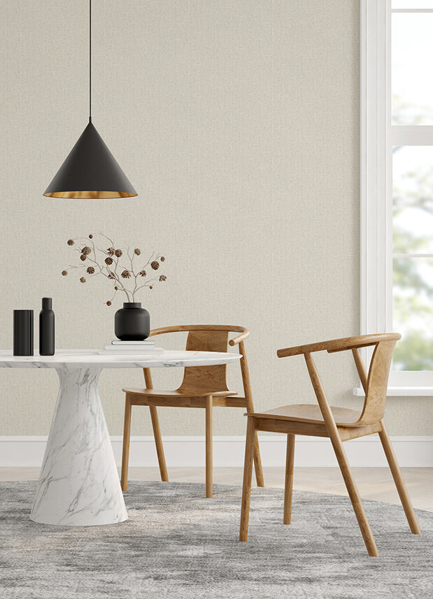 snuggle-white-woven-texture-wallpaper-york-wallcoverings-2988-70900 - York Wallcoverings Papel pintado