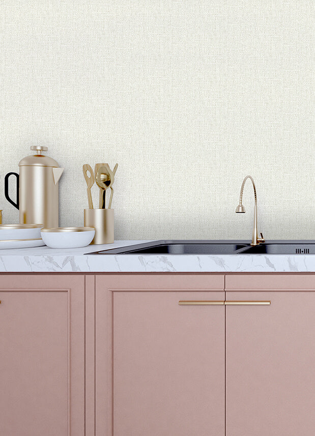 snuggle-white-woven-texture-wallpaper-york-wallcoverings-2988-70900 - York Wallcoverings Papel pintado
