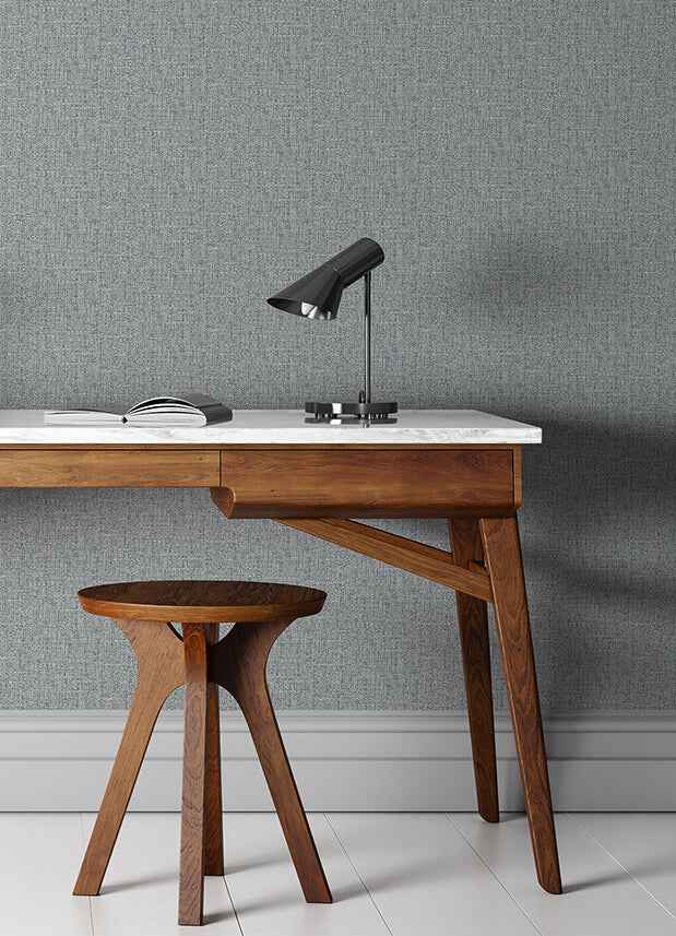 Snuggle Grey Woven Texture Wallpaper - York Wallcoverings - 2988-70908 - York Wallcoverings Wallpaper