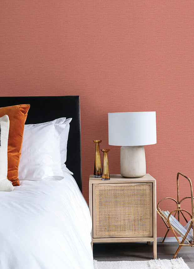 salamander-red-woven-wallpaper-york-wallcoverings-2988-71001 - York Wallcoverings Papel pintado