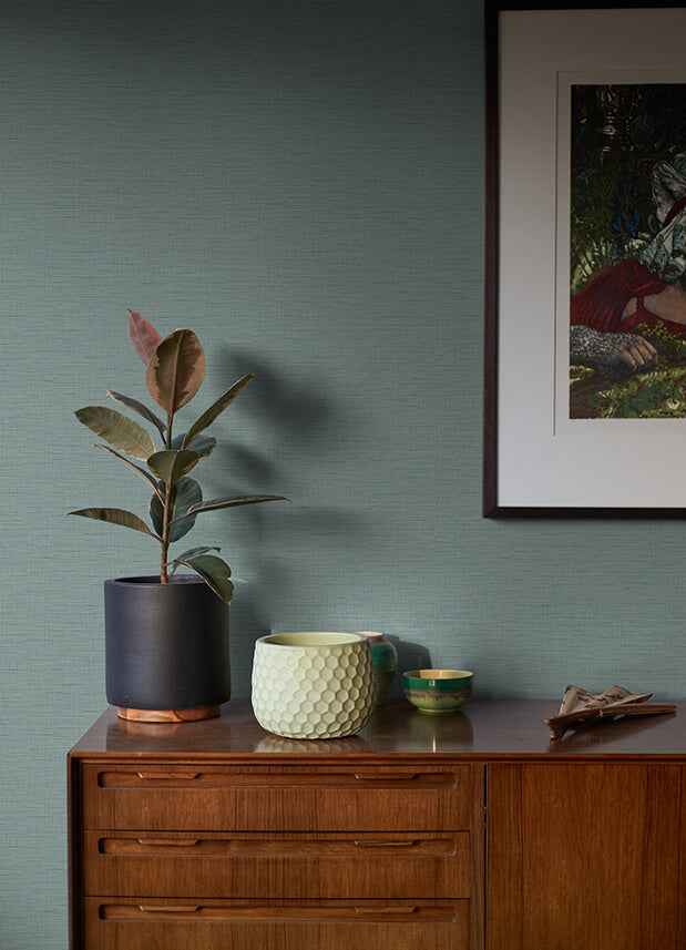 Salamander Light Blue Woven Wallpaper - York Wallcoverings - 2988-71024 - York Wallcoverings Wallpaper