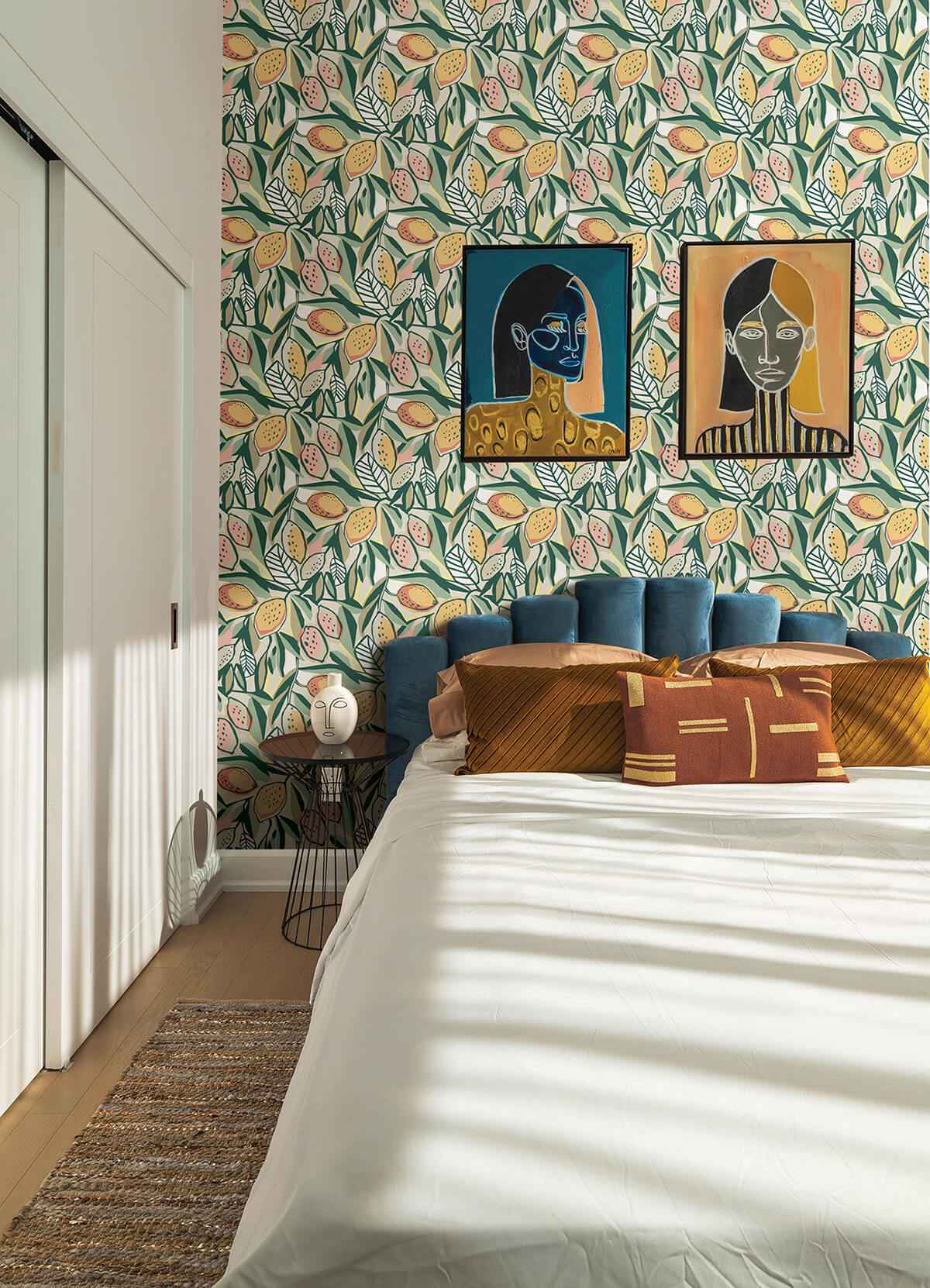 meyer-peach-citrus-wallpaper-york-wallcoverings-4014-26419 - York Wallcoverings Wallpaper
