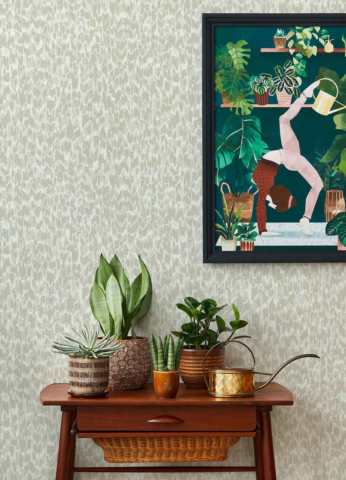 Flavia Light Grey Animal Print Wallpaper - York Wallcoverings - 4014-26428 - York Wallcoverings Wallpaper