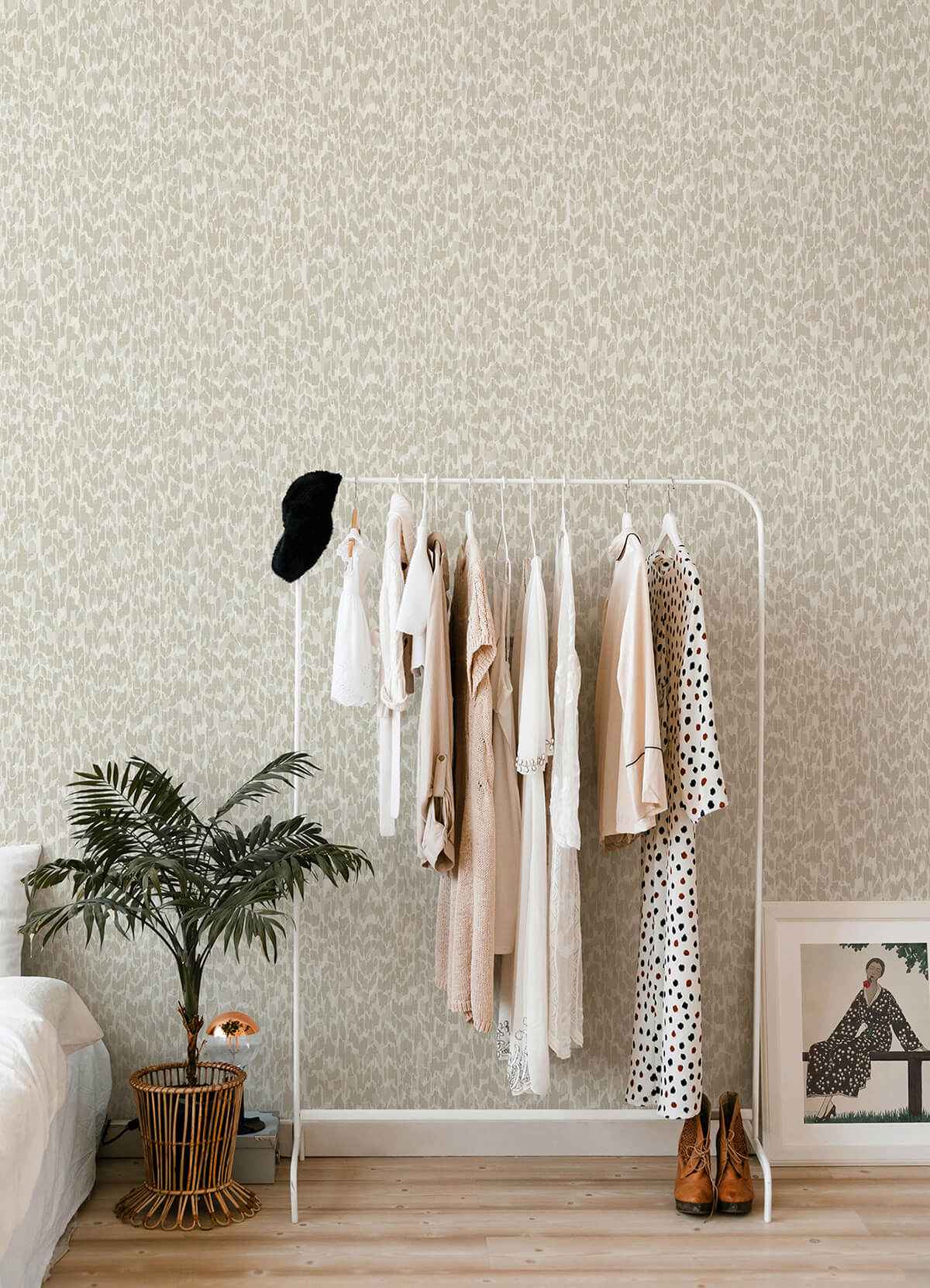 Flavia Light Grey Animal Print Wallpaper - York Wallcoverings - 4014-26428 - York Wallcoverings Wallpaper