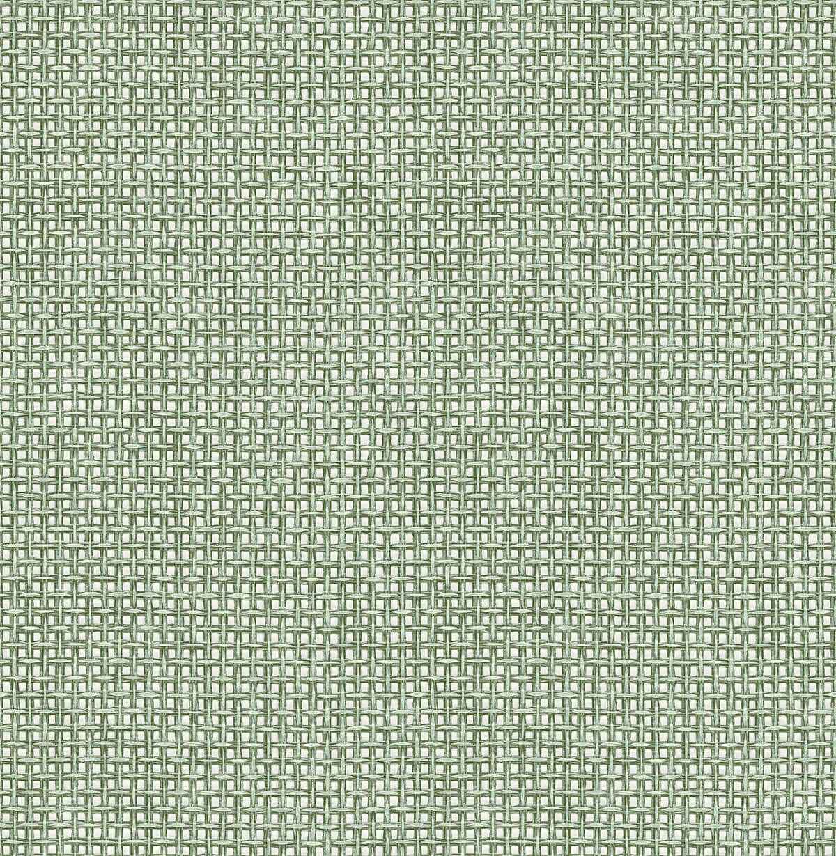Zia Green Basketweave Wallpaper - York Wallcoverings - 4014-26438 - York Wallcoverings Wallpaper