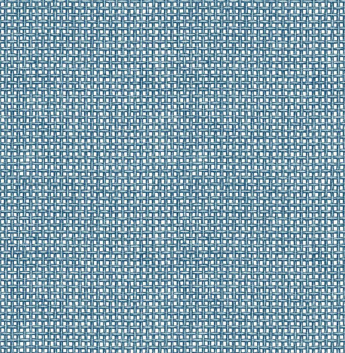 zia-blue-basketweave-wallpaper-york-wallcoverings-4014-26442 - York Wallcoverings Wallpaper