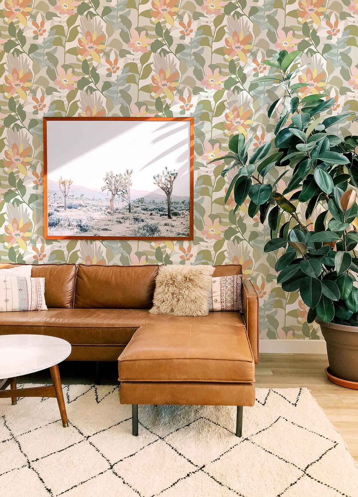 Koko Taupe Floral Wallpaper - York Wallcoverings - 4014-26453 - York Wallcoverings Wallpaper