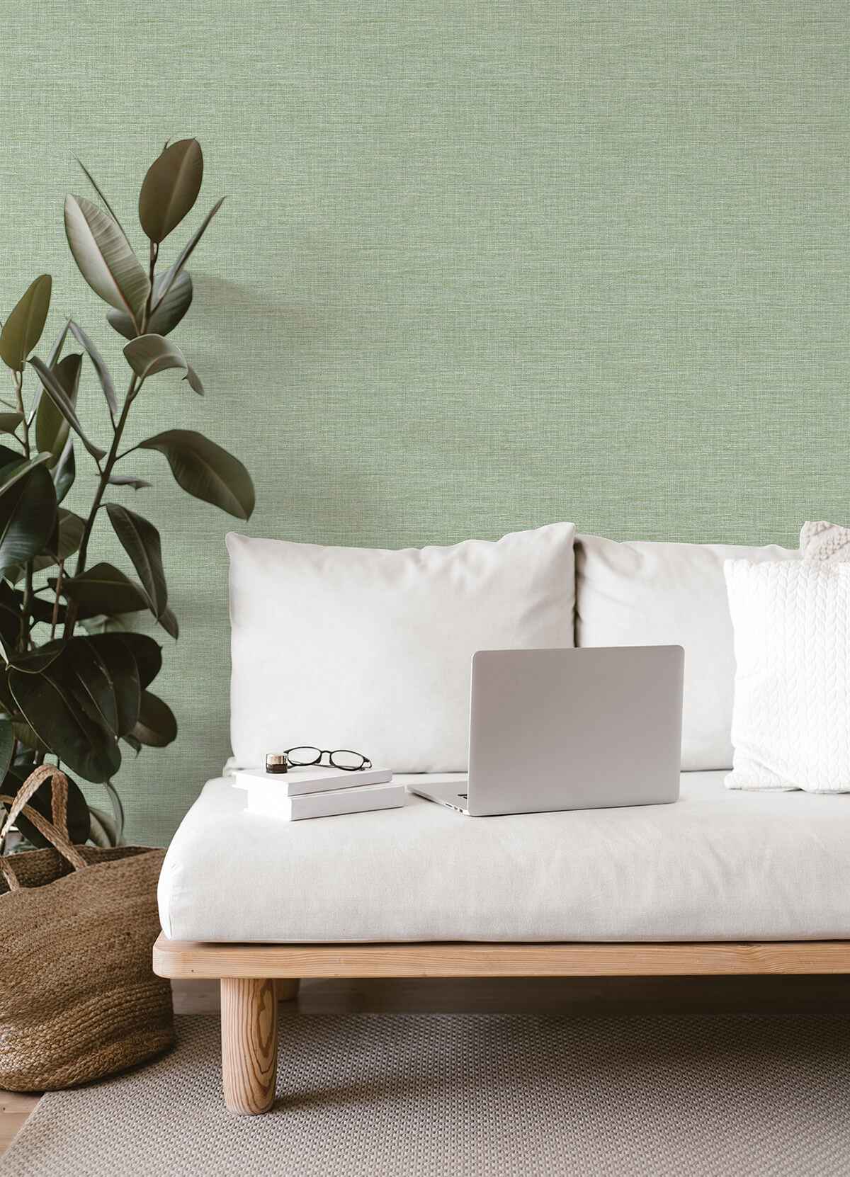 exhale-light-green-texture-wallpaper-york-wallcoverings-4014-26457 - York Wallcoverings Wallpaper