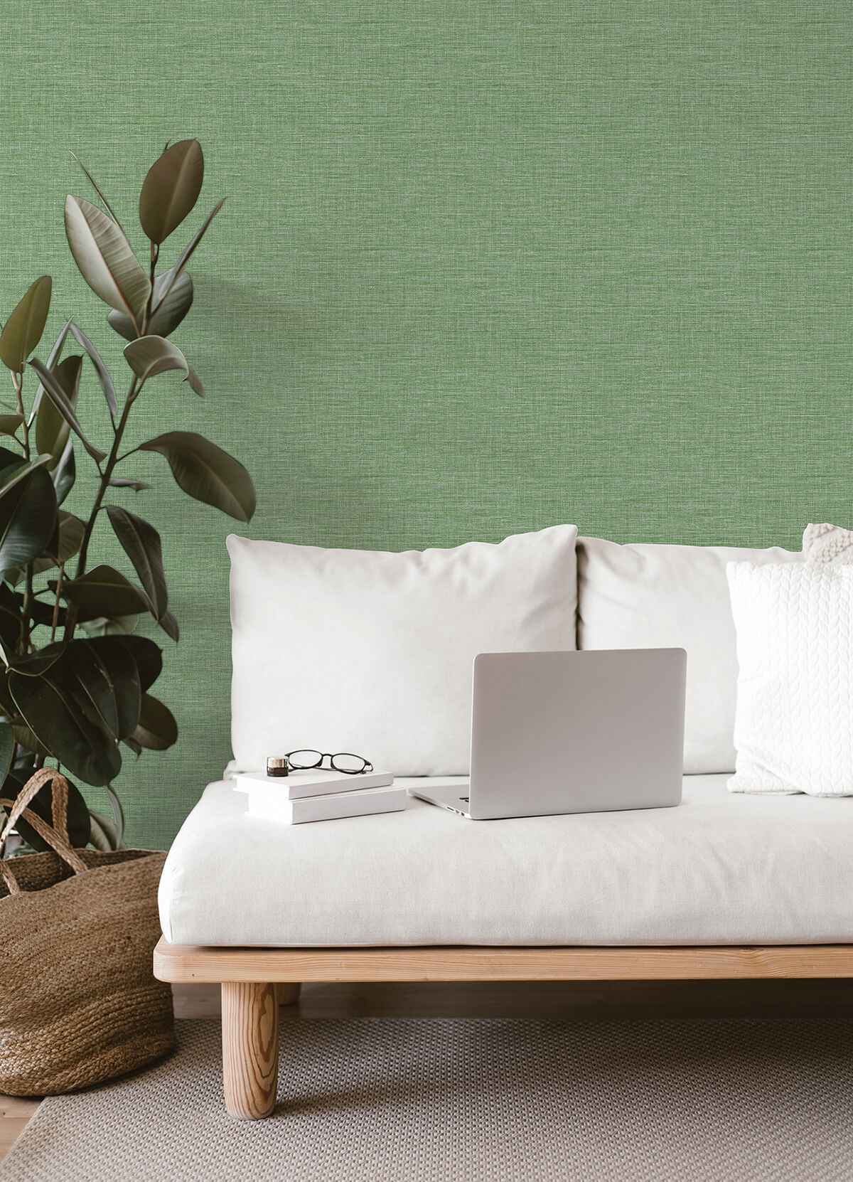 exhale-green-texture-wallpaper-york-wallcoverings-4014-26458 - York Wallcoverings Wallpaper