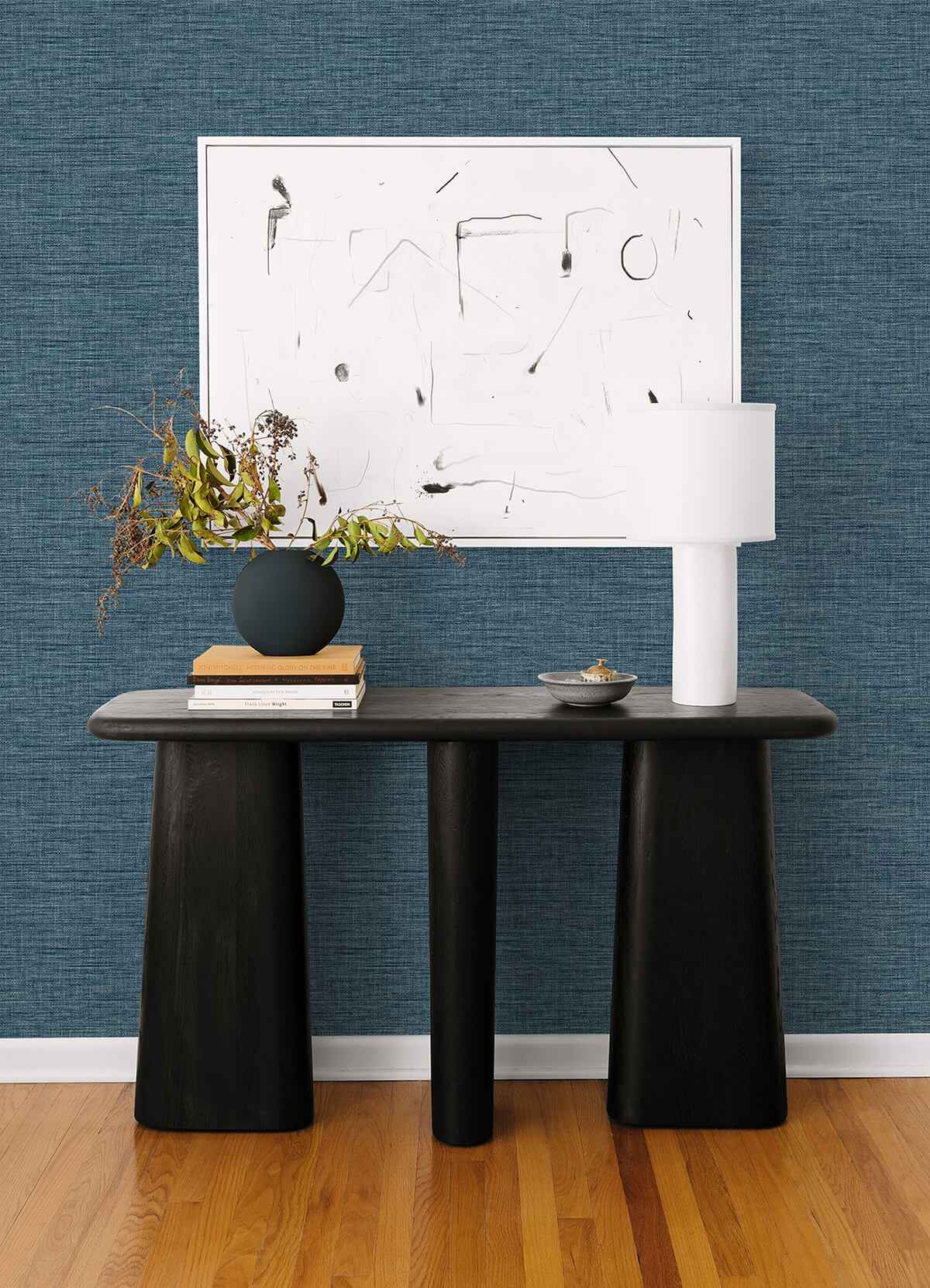 Exhale Denim Texture Wallpaper - York Wallcoverings - 4014-26460 - York Wallcoverings Wallpaper
