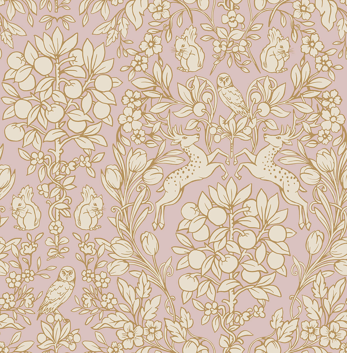 blush-enchanted-peel-and-stick-wallpaper-york-wallcoverings-nus4479 - York Wallcoverings Wallpaper
