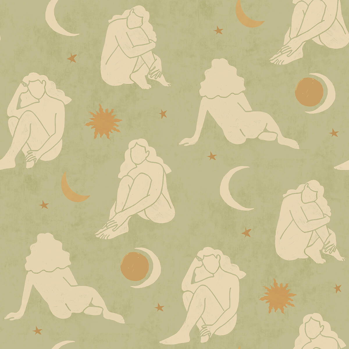 sage-nudes-novelty-peel-and-stick-wallpaper-york-wallcoverings-ahs4716 - York Wallcoverings Wallpaper