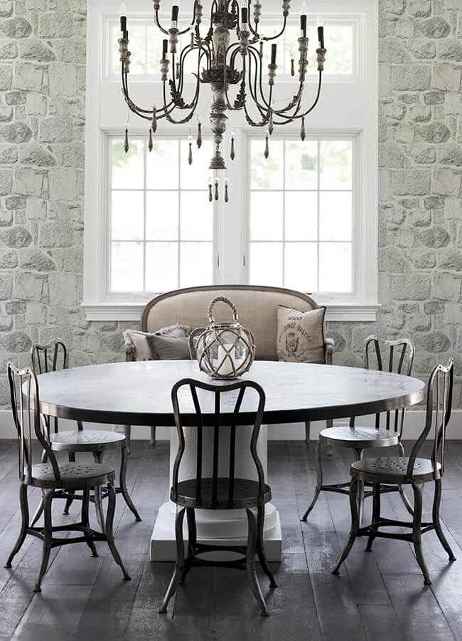 Axelle White Stone Wallpaper - York Wallcoverings - 4072-70043 - York Wallcoverings Wallpaper