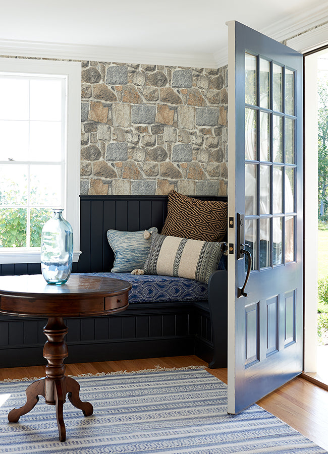 axelle-rust-stone-wallpaper-york-wallcoverings-4072-70041 - York Wallcoverings Wallpaper