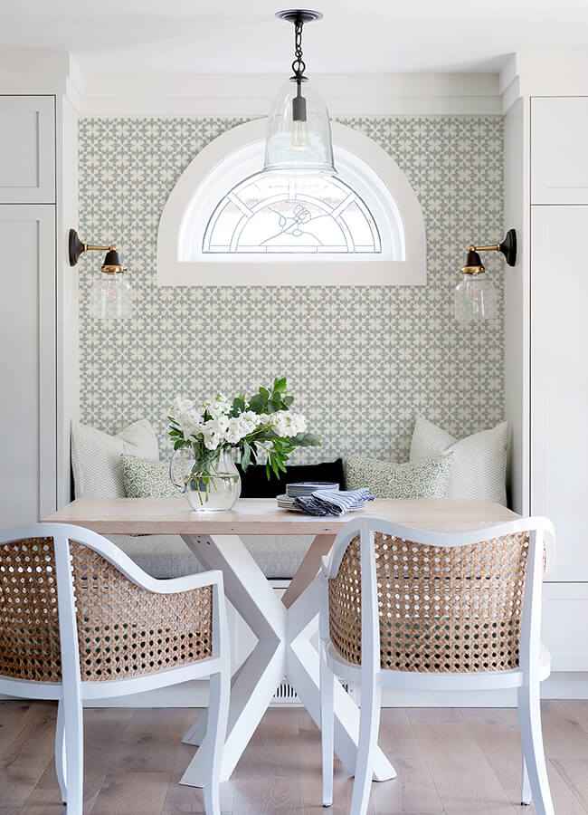 Remy Teal Fleur Tile Wallpaper - York Wallcoverings - 4072-70035 - York Wallcoverings Wallpaper