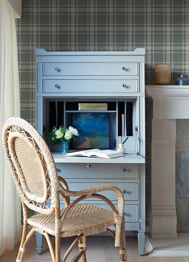 antoine-denim-flannel-wallpaper-york-wallcoverings-4072-70021 - York Wallcoverings Wallpaper