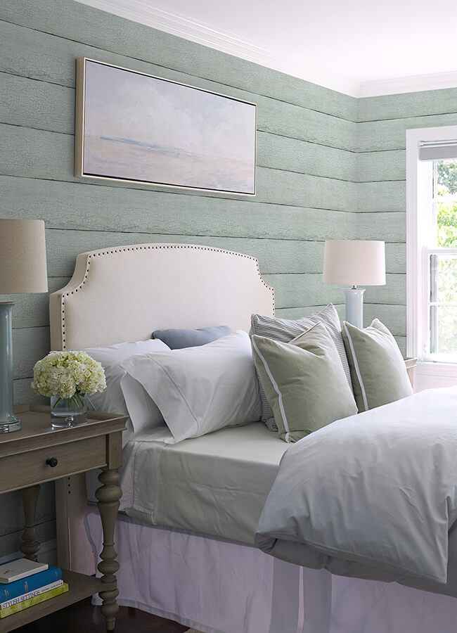 Morgan Seafoam Distressed Wood Wallpaper - York Wallcoverings - 4072-70013 - York Wallcoverings Wallpaper
