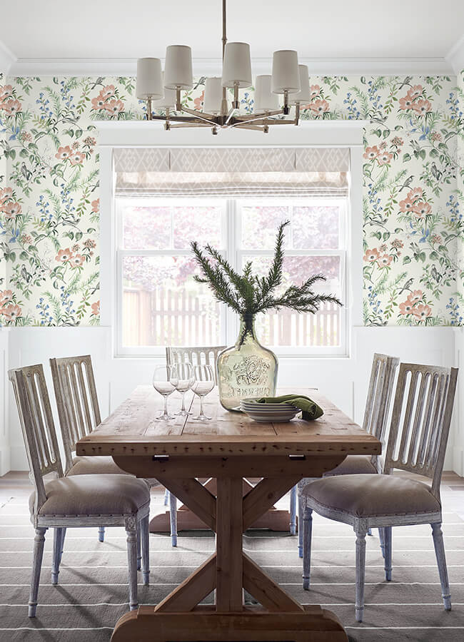frederique-multicolor-bloom-wallpaper-york-wallcoverings-4072-70002 - York Wallcoverings Papel pintado