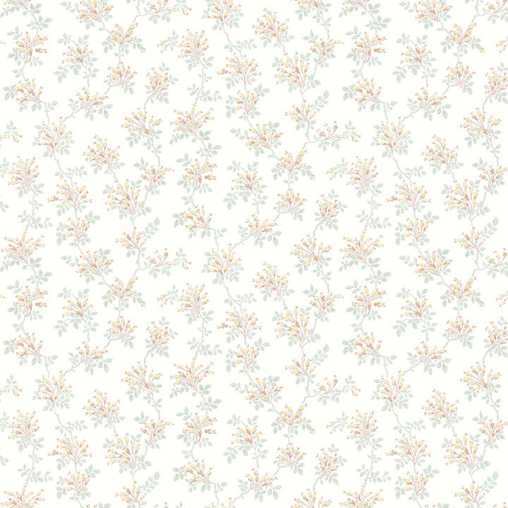 sofiane-yellow-botanical-trail-wallpaper-york-wallcoverings-4072-70036 - York Wallcoverings Papel pintado