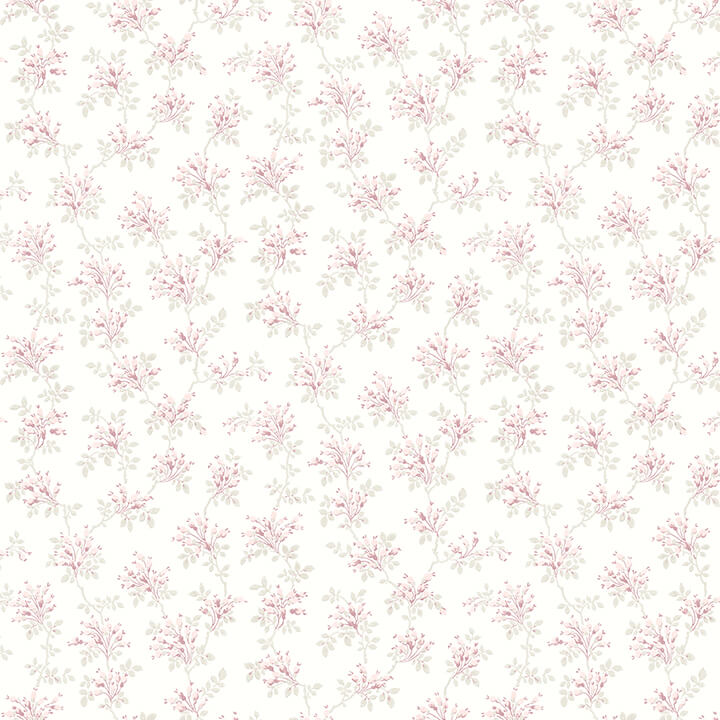 sofiane-pink-botanical-trail-wallpaper-york-wallcoverings-4072-70038 - York Wallcoverings Papel pintado