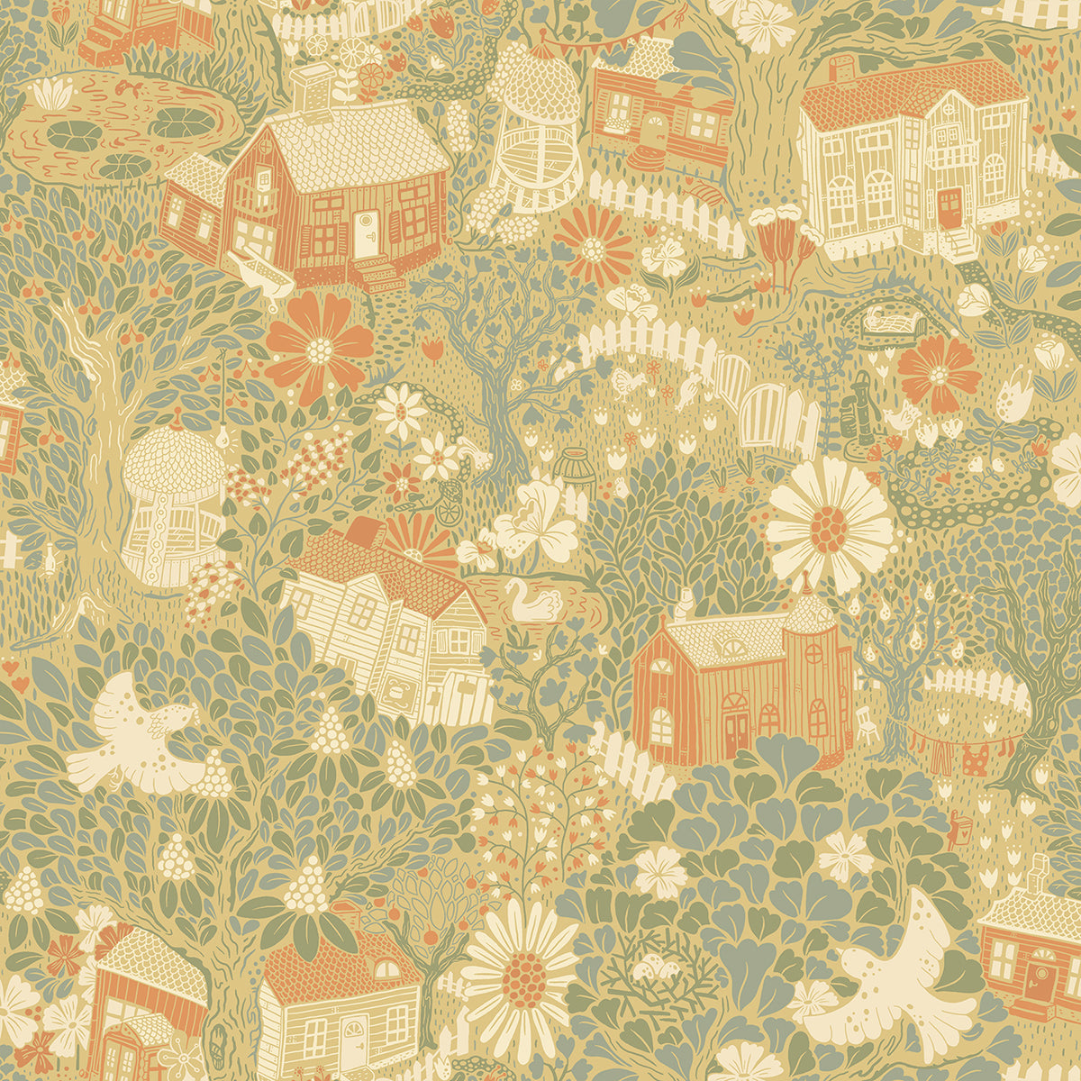 bygga-bo-butter-woodland-village-wallpaper-york-wallcoverings-4111-63002