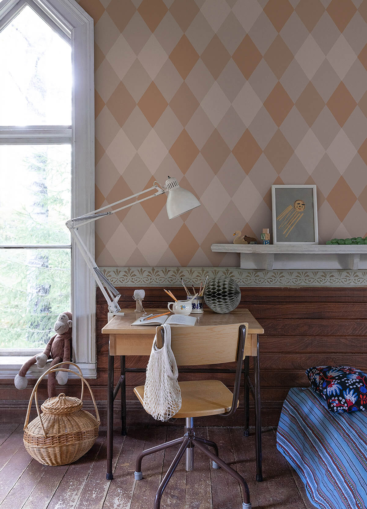 kalas-rose-diamond-wallpaper-york-wallcoverings-4111-63029 - York Wallcoverings Wallpaper