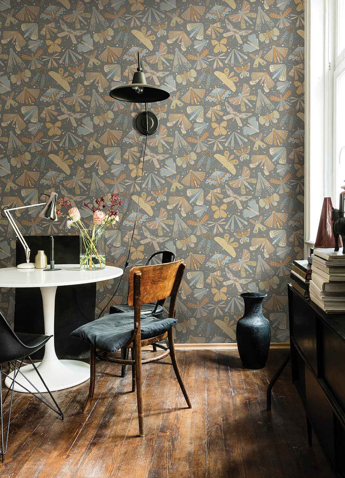 Flyga Apricot Bonanza Wallpaper - York Wallcoverings - 4111-63026 - York Wallcoverings Wallpaper