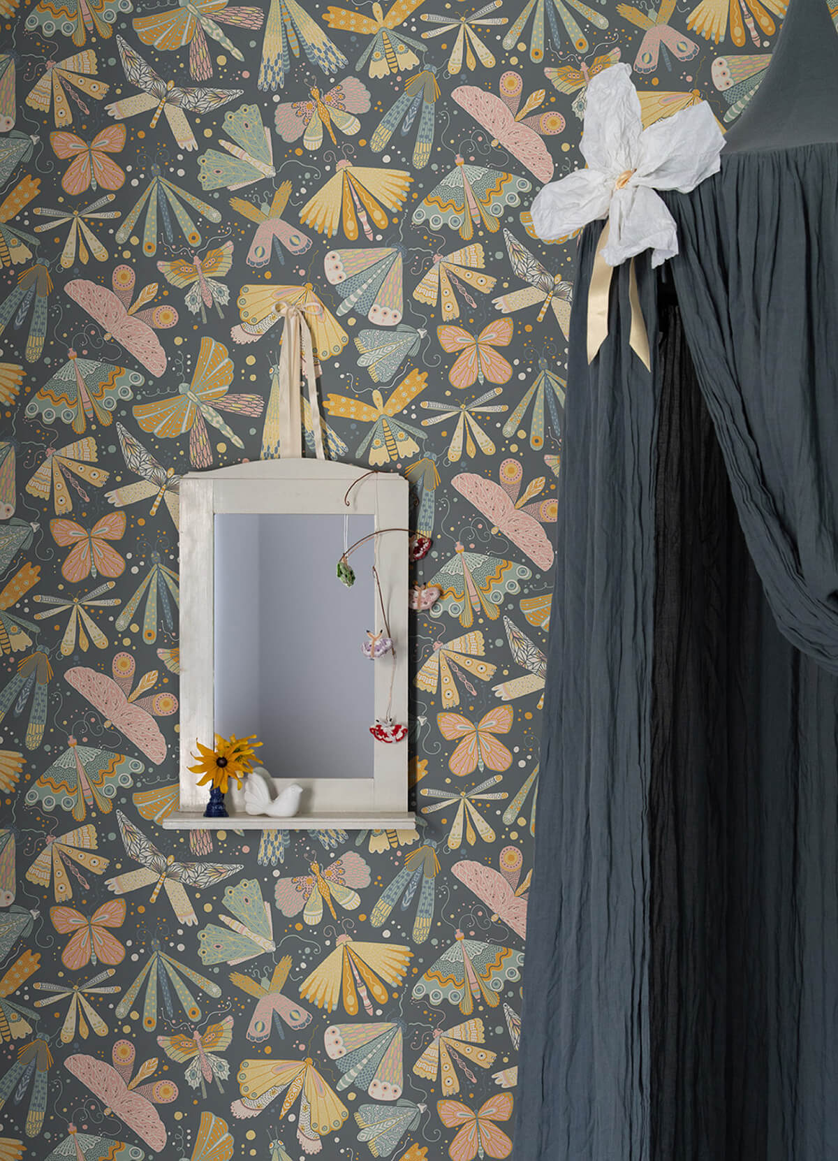 flyga-blue-bonanza-wallpaper-york-wallcoverings-4111-63022 - York Wallcoverings Wallpaper